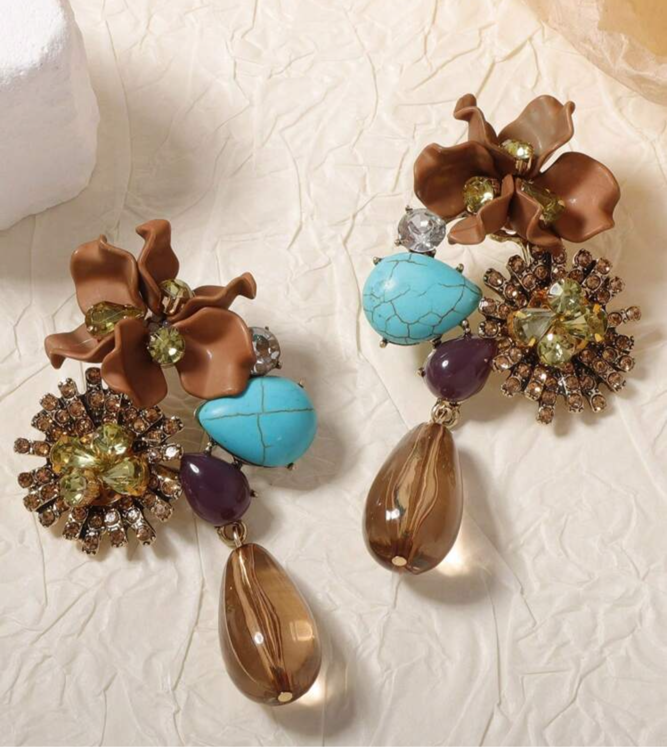 Vintage floral drops