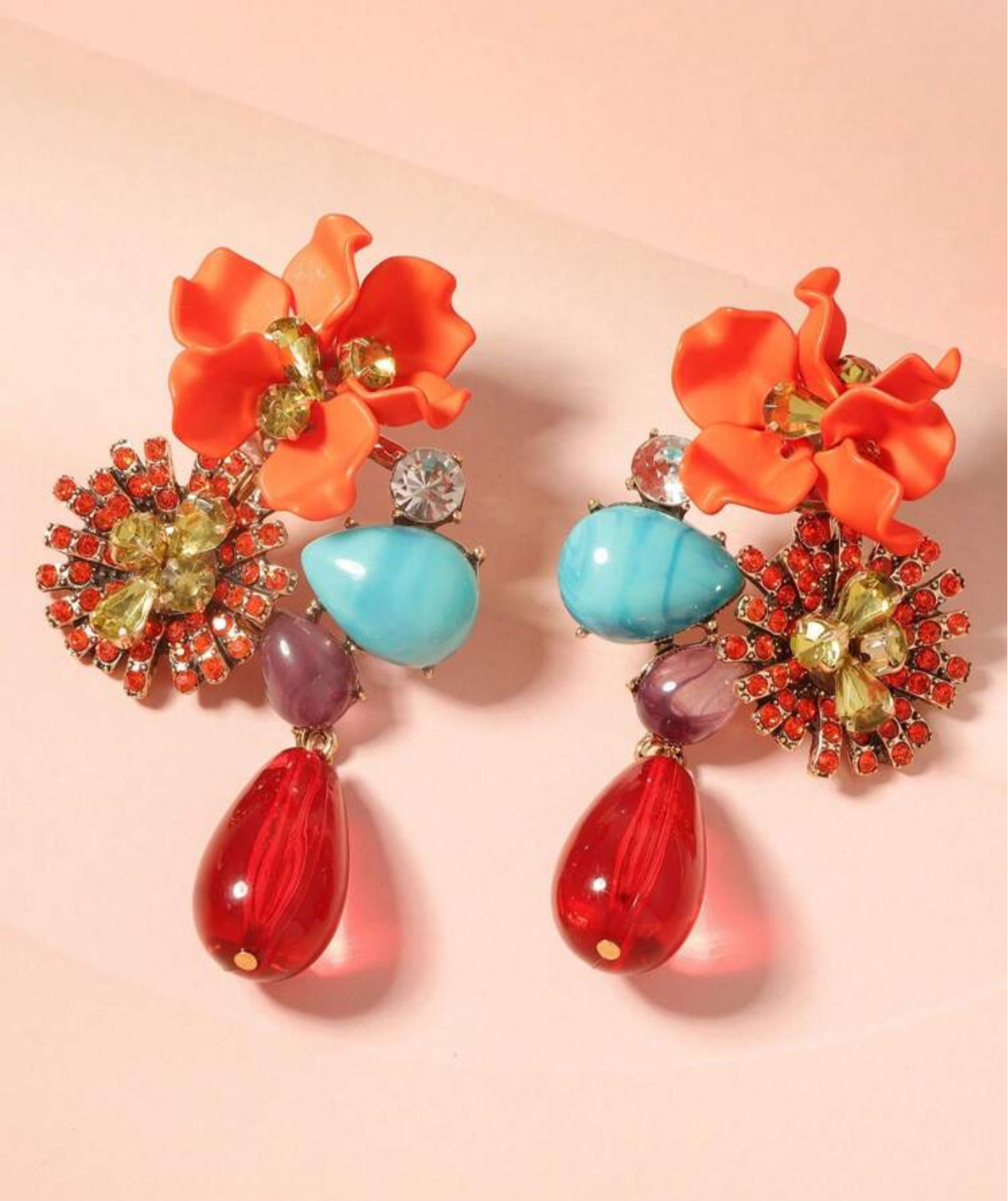Vintage floral drops