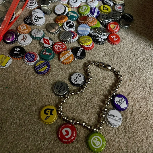 Bottle cap necklace