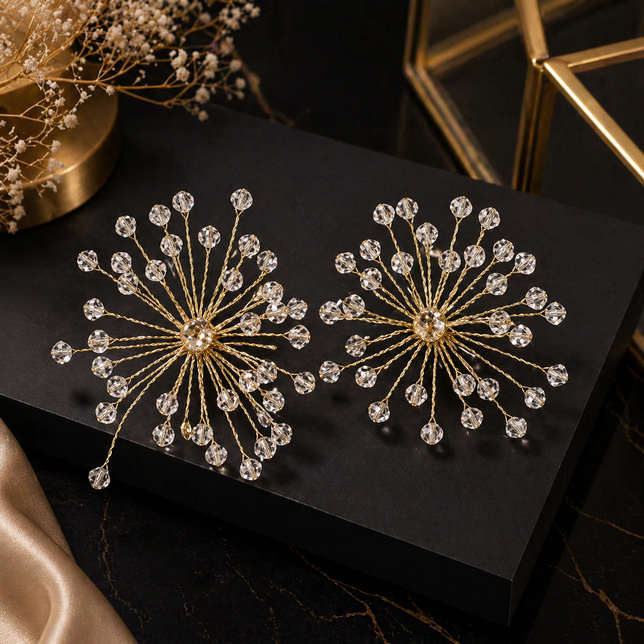 Crystal Burst Earrings